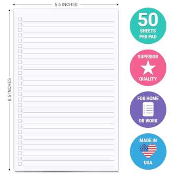 Premium 321Done Checklist Notepad for Effective Planning