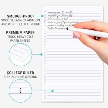 Premium 321Done Checklist Notepad for Effective Planning