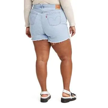 Levi's Plus-Size 501 Original Shorts in Samba Oja-Light Indigo