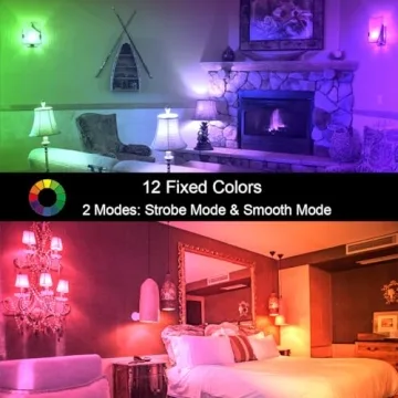 iLC 5W LED Light Bulbs - Color Changing, Remote Control
