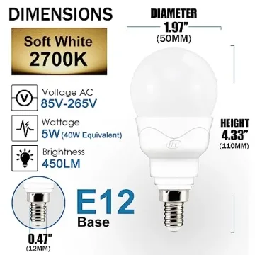 iLC 5W LED Light Bulbs - Color Changing, Remote Control