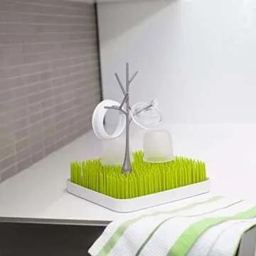 Boon Twig Baby Bottle Drying Rack Accessories - Space Saving Baby Accessories for Baby Bottle-Feeding Supplies - Bottle Rack Dryer Attachments for Baby Bottle Storage - 2 Count