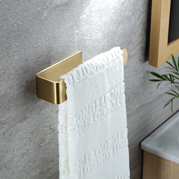 Taozun Towel Holder Gold Hand Towel Rack for Wall