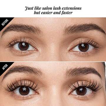i•ENVY Extended DIY Eyelash Extension Bond & Seal Infused with Biotin & Vitamin E - Strong Gentle Comfortable Lash Adhesive for All Day Wear for Use with V-Luxe Extended Lash