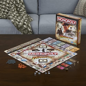 Exciting Hasbro Gaming Monopoly Indiana Jones Edition