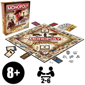 Exciting Hasbro Gaming Monopoly Indiana Jones Edition