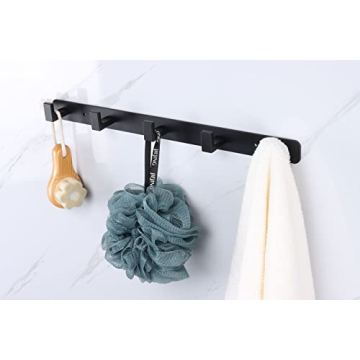 Vanloory Coat Rack - Heavy Duty 5 Hook Organizer
