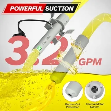 Bonviee Fuel Transfer Pump with Auto-Stop Features