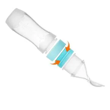 PandaEar Silicone Baby Food Dispensing Spoons (2 Pack)