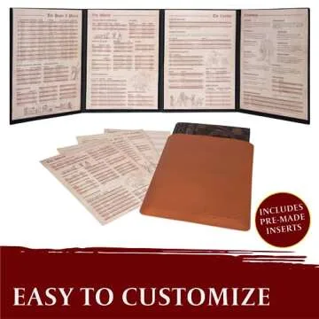 Customizable DND DM Screen 5e - Enhance Your RPG Experience