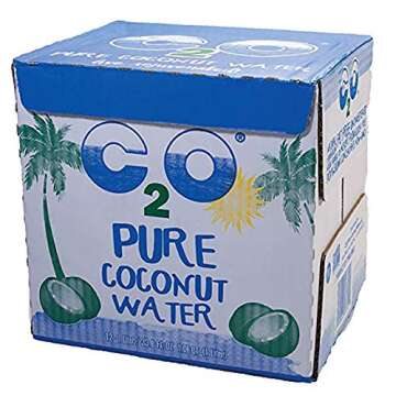 C2O Pure Coconut Water | Refreshing Electrolyte Water | No Added Sugar | 1 Liter (Pack of 6)