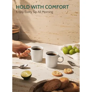 Sweese 3.5oz Espresso Cups Set of 4 - White Porcelain