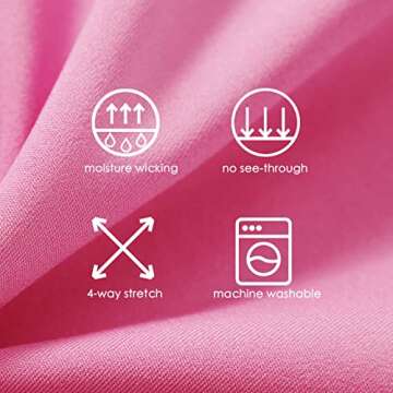 Willit Women's One Shoulder Dress Tennis Exercise Golf Athletic Dress with Bra & Shorts Active Dress with Pockets Pink S