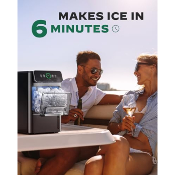 Silonn Ice Maker - Portable 20lbs Bullet Ice Maker