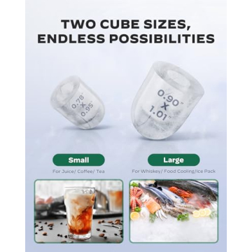 Silonn Ice Maker - Portable 20lbs Bullet Ice Maker