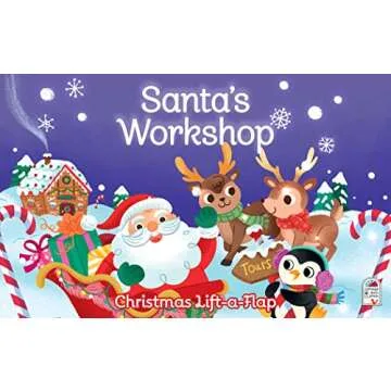 2 Pack Christmas Lift-a-Flap Board Books (Chunky Lift a Flap)