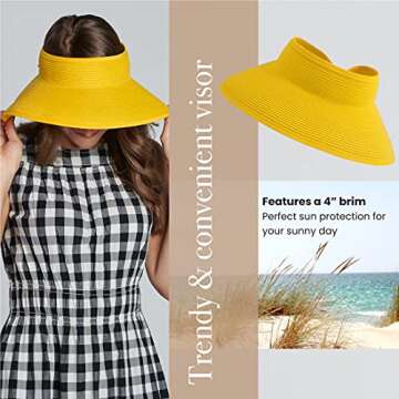 San Diego Hat Co. Women's UBV002OSYLW, Yellow, One Size