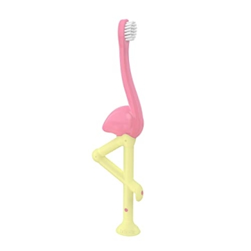 Dr. Brown's Flamingo Toothbrush for Toddlers 1-4 Years