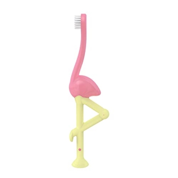 Dr. Brown's Flamingo Toothbrush for Toddlers 1-4 Years