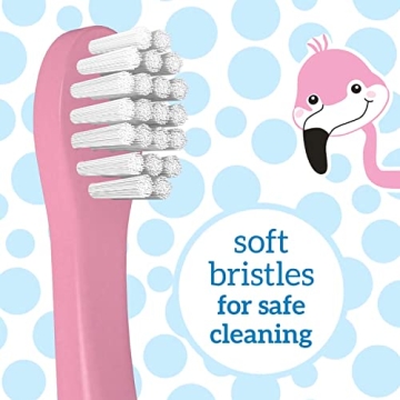 Dr. Brown's Flamingo Toothbrush for Toddlers 1-4 Years