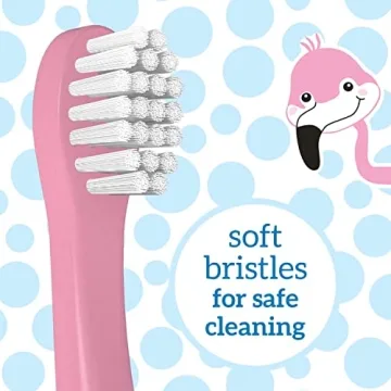 Dr. Brown's Flamingo Toothbrush for Toddlers 1-4 Years