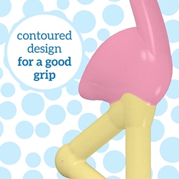 Dr. Brown's Flamingo Toothbrush for Toddlers 1-4 Years