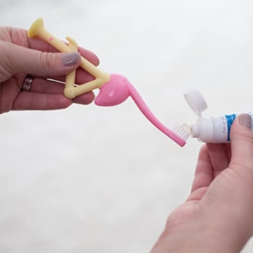 Dr. Brown's Flamingo Toothbrush for Toddlers 1-4 Years
