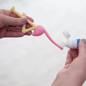 Dr. Brown's Flamingo Toothbrush for Toddlers 1-4 Years