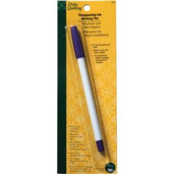 Dritz 3083 Disappearing Ink Pen - Perfect for Sewing and Crafts