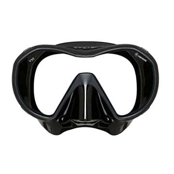 Apeks VX1 Mask (Black/Black)