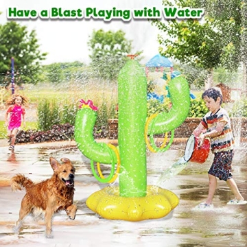 Inflatable Cactus Sprinkler for Kids – Summer Fun Toy