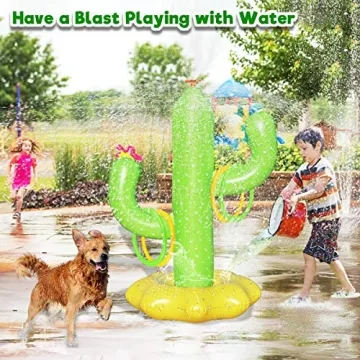 Inflatable Cactus Sprinkler for Kids – Summer Fun Toy
