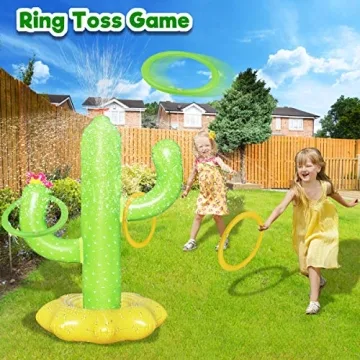 Inflatable Cactus Sprinkler for Kids – Summer Fun Toy