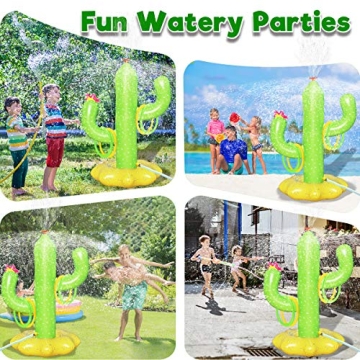 Inflatable Cactus Sprinkler for Kids – Summer Fun Toy