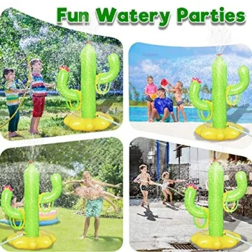 Inflatable Cactus Sprinkler for Kids – Summer Fun Toy
