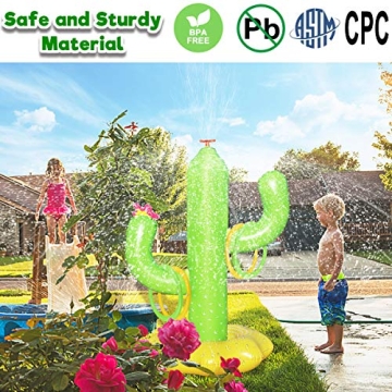 Inflatable Cactus Sprinkler for Kids – Summer Fun Toy