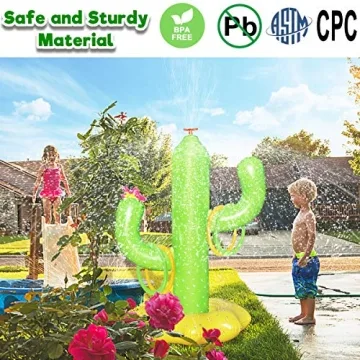 Inflatable Cactus Sprinkler for Kids – Summer Fun Toy