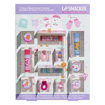 Lip Smacker Holiday Advent Calendar: Indulge in Festive Flavors Each Day!