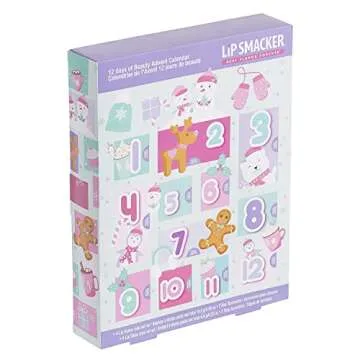 Lip Smacker Holiday Advent Calendar with 24 Fun Flavors