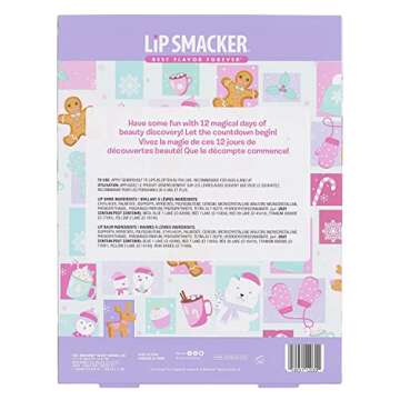 Lip Smacker Holiday Advent Calendar with 24 Fun Flavors