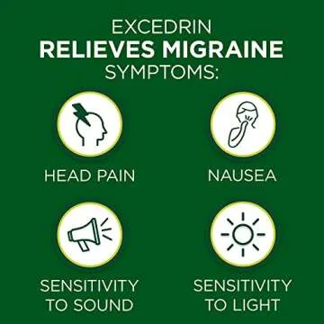 Product Of Excedrin Migraine, Aspirin Pain Reliever Caplets, Count 1 - Headache/Pain Relief/ Grab Varieties & Flavors