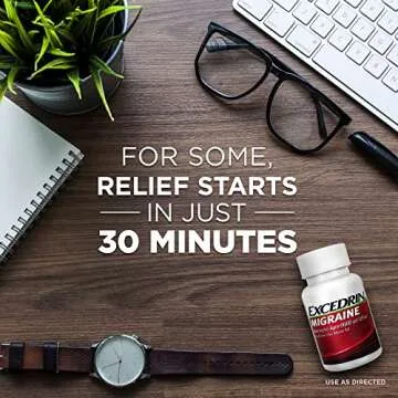 Product Of Excedrin Migraine, Aspirin Pain Reliever Caplets, Count 1 - Headache/Pain Relief/ Grab Varieties & Flavors