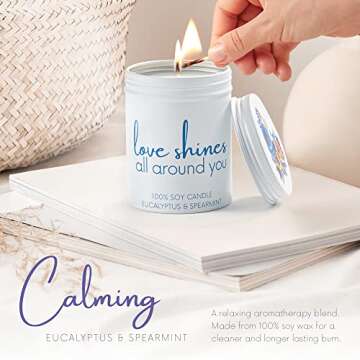 Boxzie Sympathy Gifts, Condolence Gift Box, Bereavement Basket, Sorry for Your Loss Care Package, Thinking of You Grief Boxes for Women, Men, Friend – Condolences Navy Pillow (Modern, Grey, 1)