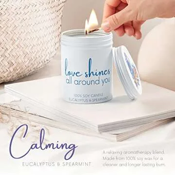 Boxzie Sympathy Gifts, Condolence Gift Box, Bereavement Basket, Sorry for Your Loss Care Package, Thinking of You Grief Boxes for Women, Men, Friend – Condolences Navy Pillow (Modern, Grey, 1)