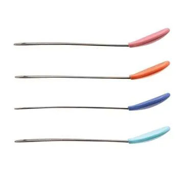 Nuby 2-in-1 Hot Safe Feeding Spoons - (4-Pack) Baby Spoons for Safe Feeding - 4+ Months