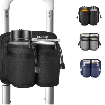 Eloptop Luggage Travel Cup Holder for Effortless Travel
