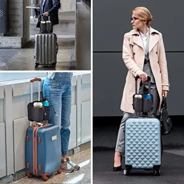 Eloptop Luggage Travel Cup Holder for Effortless Travel