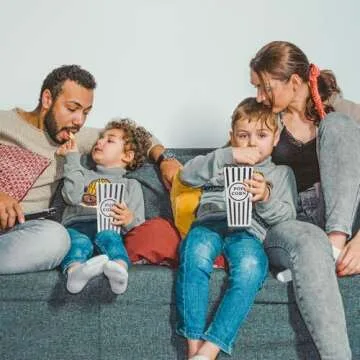 Classic Popcorn Boxes for Movie Night - 12 Pack