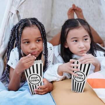 Classic Popcorn Boxes for Movie Night - 12 Pack