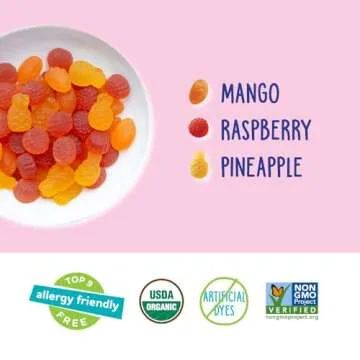 YumEarth Organic Tropical Fruit Snacks - Allergy Friendly Treats